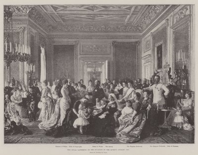 De Koninklijke Bijeenkomst ter Gelegenheid van het Jubileum van de Koningin, 1887 door Laurits Regner Tuxen